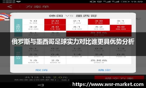 俄罗斯与墨西哥足球实力对比谁更具优势分析
